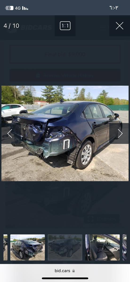 كورلا 2022 
كلشي موضوح بلسونار والصور 
صارت عندي رصعه بسيطه بلباب مال سايق اثر دراجه وماعدلتها عفتها غير هاي والسونار مابيها اي شي
ماشيه 48 الف ميل ، سنوية بأسمي
145 وبيها مجال بسيط
حي الجهاد / الرفاق
*********** واتس
*********** خط
