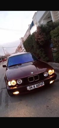 BMW موديل 1992 محرك كير حاويه جديد 525 السياره اصل 520 ومحرك وكير مال ...