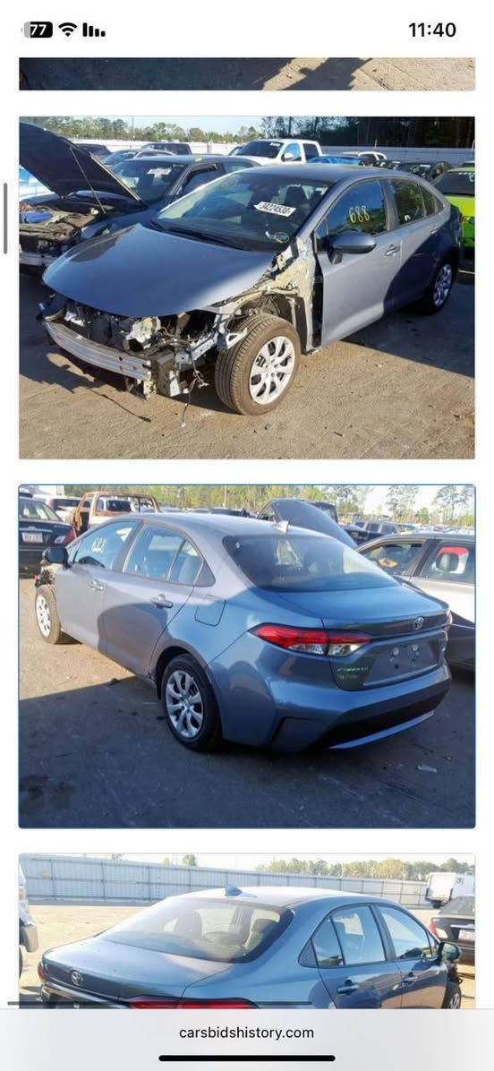 السلام عليكم كورلا للبيع موديل ٢٠٢٠ رقم بغداد ألماني كير ومحرك شرط ماشيه ١١٠ تقريبا مابيها اي حادث فقط سرقه جاملغات اماميه ودعاميه في أمريكا الاتصال على الرقم ***********
