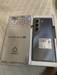 بيع فقط تكنو Camon 40 Pro 5G جديد جديد كلش ذاكره 256 و الرام 12+12 يعن...