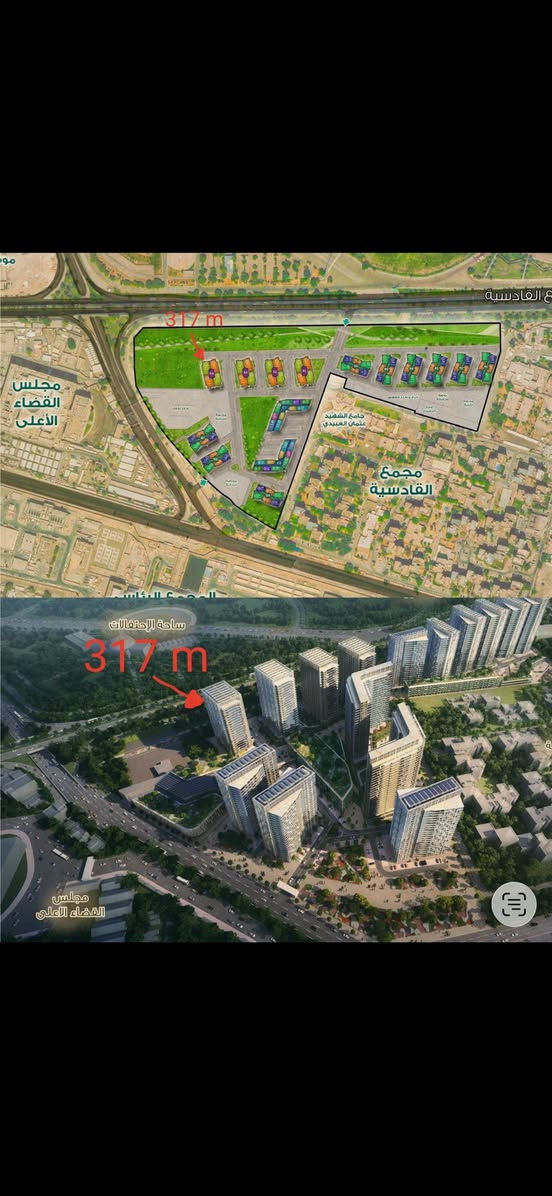 شقة مميزة داخل مجمع أبراج كاسو – المنطقة الخضراء
بناية A4 | ركن أول بالمجمع
إطلالة مباشرة على ساحة الاحتفالات
بدون بناية مقابلة

المساحة 317 م²
الطابق 6 (فعليًا سابع – الأرضي خدمات)

التكييف + كاونتر المطبخ ضمن السعر
موقع الشقة والخارطة موضحة بالبوست

📩 للاستفسار والتواصل ***********#
