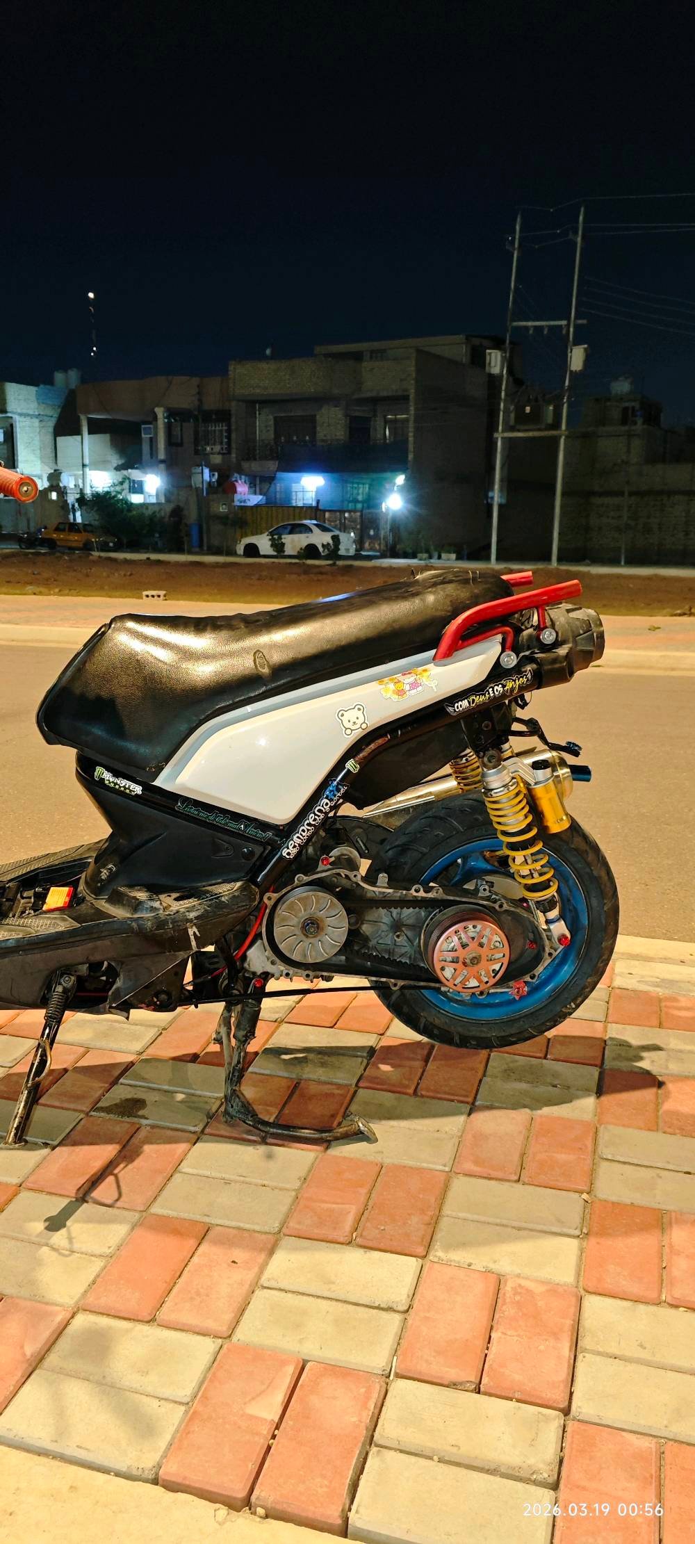 
دراجه سكنس جبلي قفاز كابريتر 
     للبيع 
المواصفات 
1مكينه 58.5 مفتوحه تزويد بوشه فقط يعني 2كابريتر رياضي ازرق
3يدات رياضيه 
4كلجات رياضيه معدل عالي 
5وسكليتر وسيم رياضي جديد
6سبايدر رياضي مشدود 
7كفر براغي احمر مشدود 
8تاير جلاتين خلفي  
9صالنصه رياضي ستيل بوري عدل ام الحساس ب150الف 
10برغي اكسل لون وردي 
11دبلات خلفيه ذهبيه 
12يدات بريك رياضية ورديات 
الدراجه خير من الله بيها ومستخدمه 6 اشهر فقط والدراجه رياضيه ومن اكلك شلعه ومعدل شلعه معدل  
وبيها غراص اني ما شادها مثل الفج الامامي لون مميز كرزي 
وكفرات كامله مختمه بس مشخطات شويه 
والجاملغ الامام موجود للدراجه 
نقصها فقط شوته ولايتات اماميه فقط 
والدراجه سلف واحد بعز البرد 

السعر 800 وبيها مجال 
الرقم *********** وبيه واتساب همين
كربلاء 