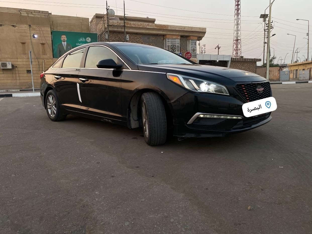 سوناتا للبيع موديل 2015 وارد امريكي الضربة موضحة بالصورة قطعتين فقط رقم اربيل باسمي كلشي بيها على البلاد وكلشي يشتغل السيارة ايرباكها راجع سستم سعر 100 وبي مجال للشراي *********** مكانها البصرة
