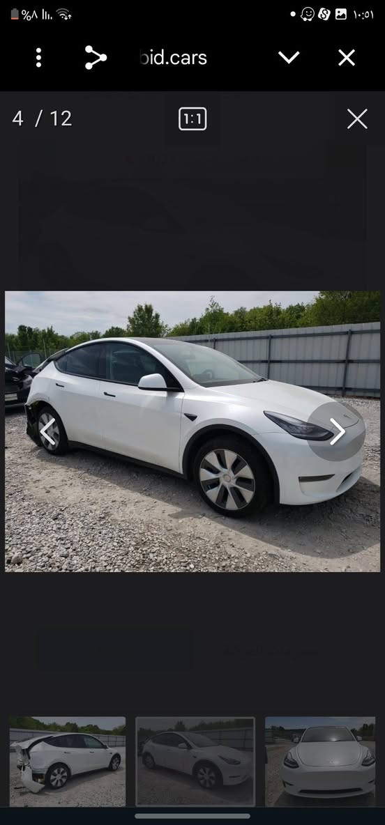 السلام عليكم 
للبيع تسلا Y
مديل 2023
حادث خلفي 
صور الحادث 
بل منشور 
وجه بيه صبغ من ابريكه 
باب الساق والجاملغ بدون داخل 
بدون ارباك 
السعر 195
***********
