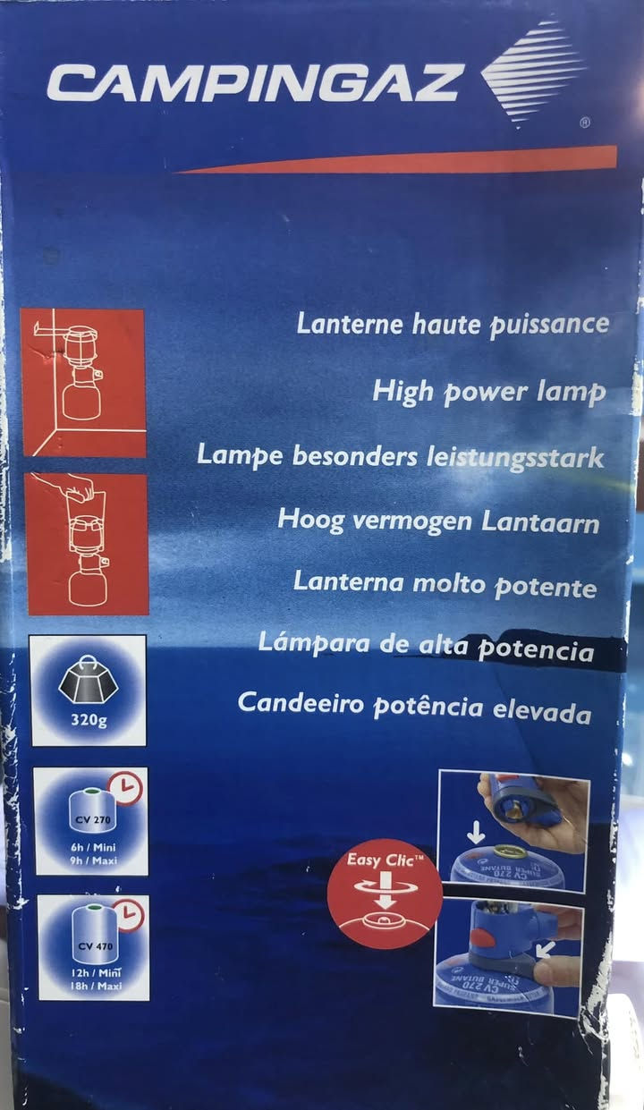 15000 /الف فانوس غاز Campingaz


**إذا كنت صاحب هذا الإعلان وتريد حذفه لأي سبب، رجاءا أرسل رسالة إلى الدعم الفني**