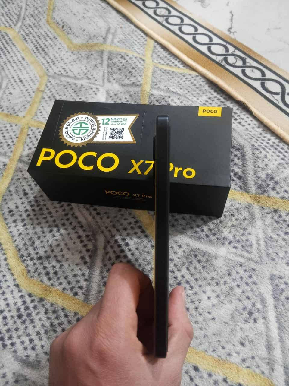 السلام عليكم
للبيع
Poco x7 pro
استخدام شخصي مال بيت اقل الشهر كلش نضيف
ذاكره ٥١٢
اللون الجلد المرغوب
ملحقات كامله
مكان النجف الاشرف
السعر ٣٧٥
 *********** تواصل تعليقات او واتساب
