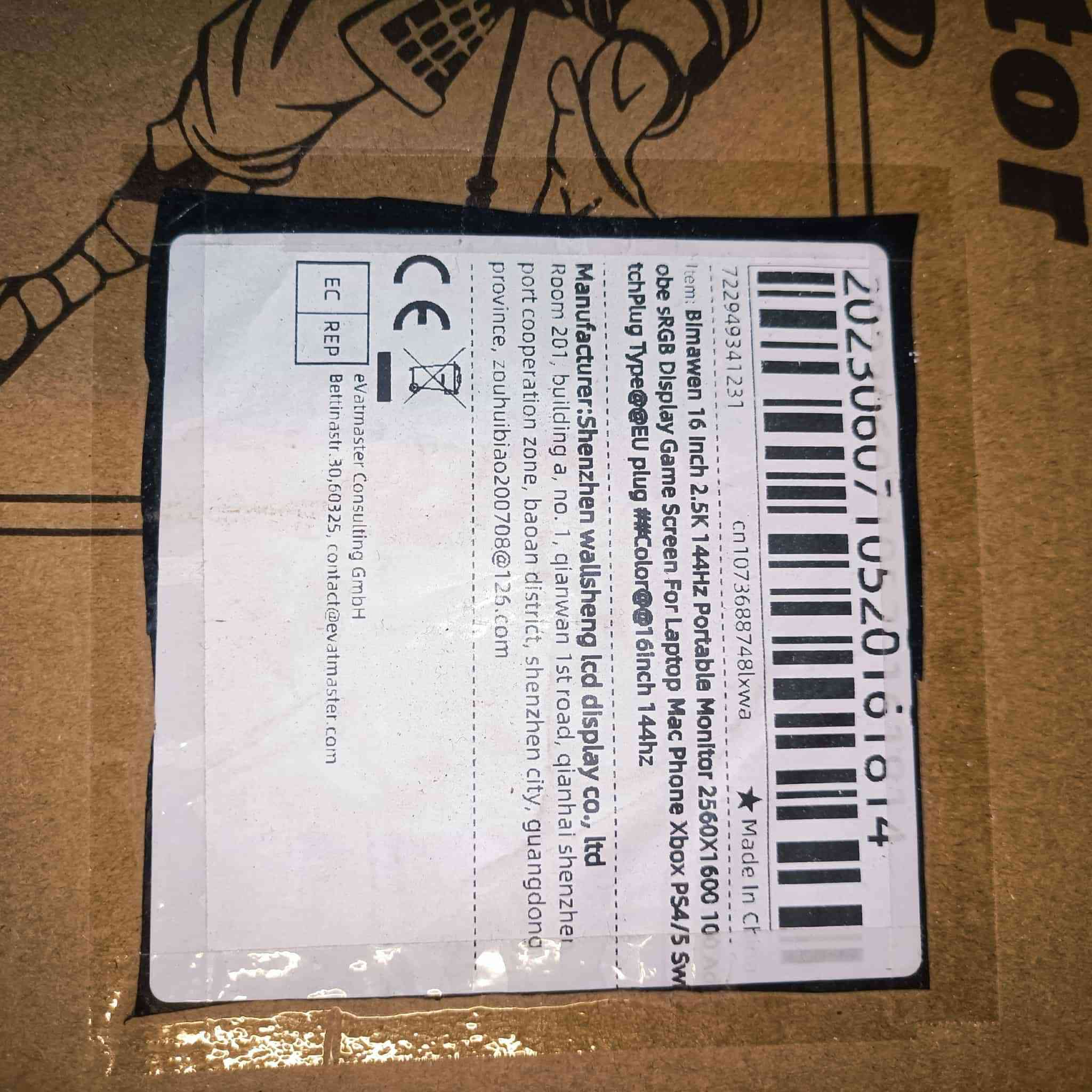 شاشه محموله حجم 16 144HZ 2.5K السعر 75 وبيه مجال


**إذا كنت صاحب هذا الإعلان وتريد حذفه لأي سبب، رجاءا أرسل رسالة إلى الدعم الفني**