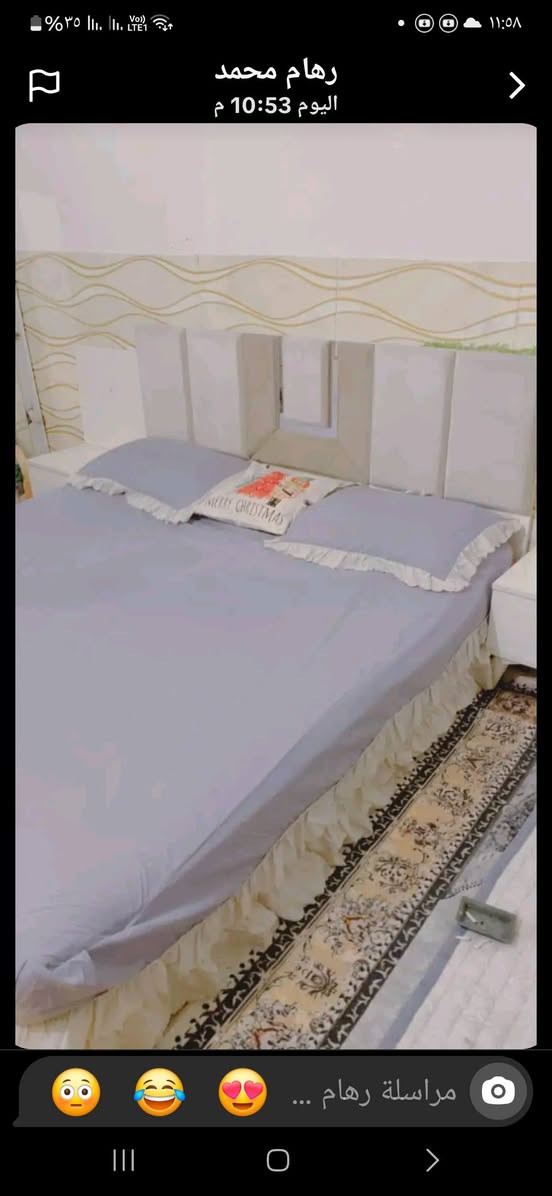 البيع غرفه 5 قطع اي ضرر مابيهه السعر 400 وبيهه مجال المكان بغداد العبيدي الاستفسار رقم الهاتف واتساب *********** ***********
