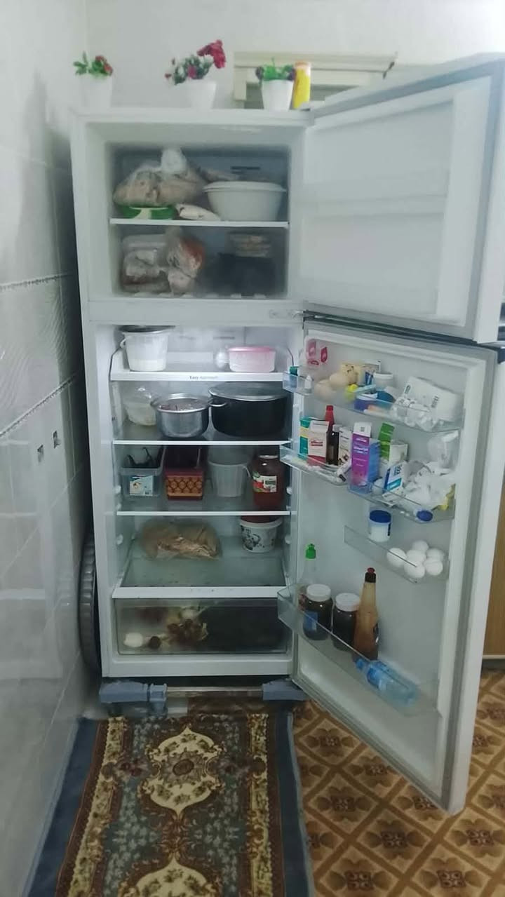 ثلاجه بخاخ درجه اولا حجم جبير السعر 225بيها مجال مكان عصريه غراض بيت. ***********
