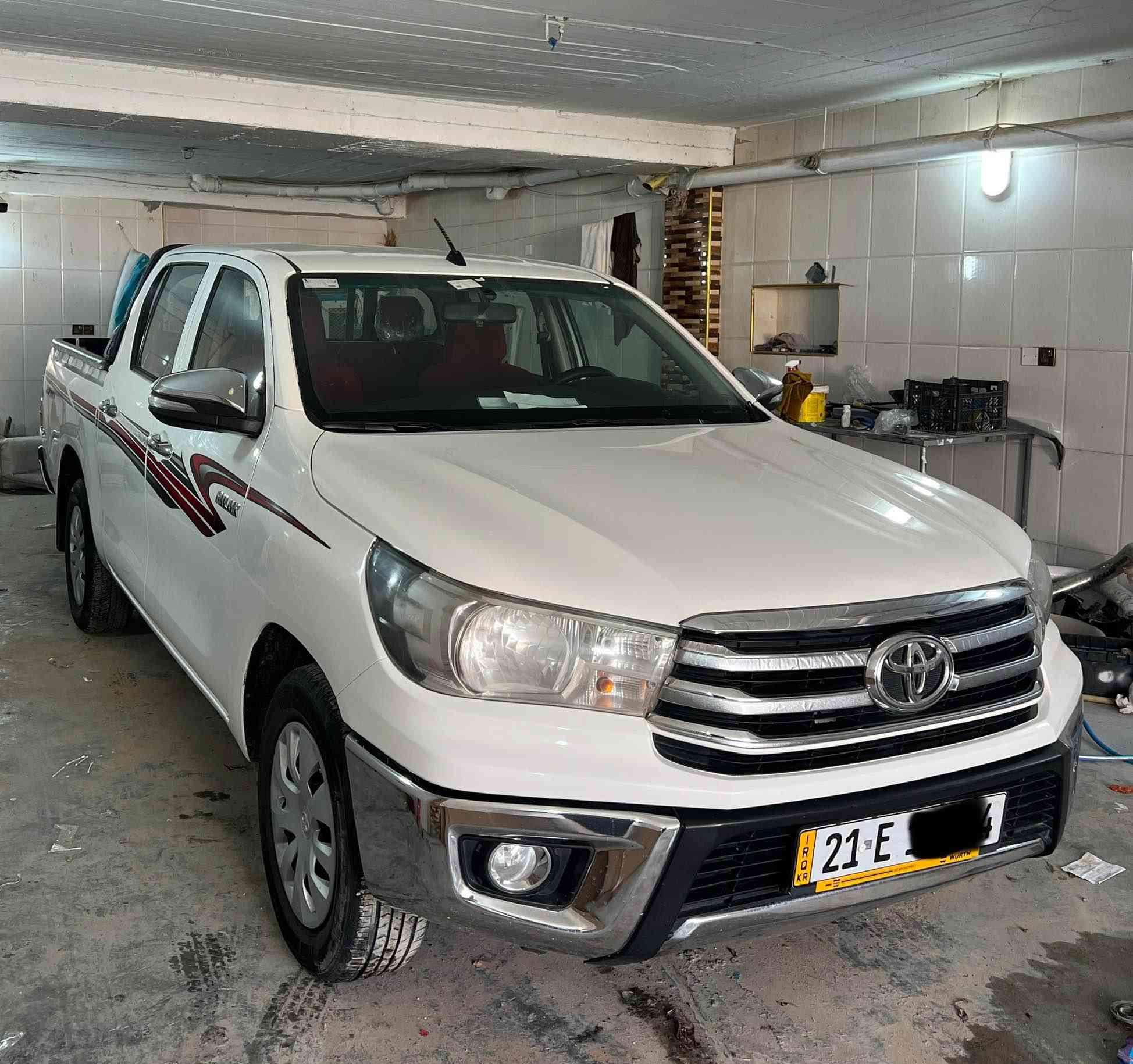 للبيع تويوتاهايلوكس موديل 2016رةقمة سليمانية بشرط طحويل سيارة مابي صبغ بي سونةر سعرة 220$مكان كلار *********** كالار, السليمانية
