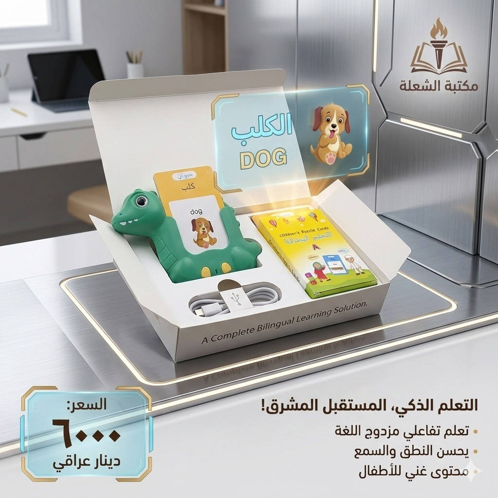 #قارئ الكروت التعليمي  💫🖍️✨ 
عربي انكليزي 

🤩للطلب و الاستفسار مراسله البيج 🫂💖
#مكتبة_الشعلة 💚🗽✨🔥
العنوان #الكوت #الخاجيه شارع 40 مجاور معمل المنيوم الصفا

يوجد خدمة توصيل🚖🚴 لكافة مناطق و اقضية الكوت و المحافظات 

#أقلام_جافة
#قرطاسية
#قرطاسية_ملونة
#مستلزمات_مدرسية
#أدوات_مكتبية
#أقلام
#أقلام_ملونة
#مكتبتي
#منتجات_مكتبية
#مستلزمات_دراجات


**إذا كنت صاحب هذا الإعلان وتريد حذفه لأي سبب، رجاءا أرسل رسالة إلى الدعم الفني**