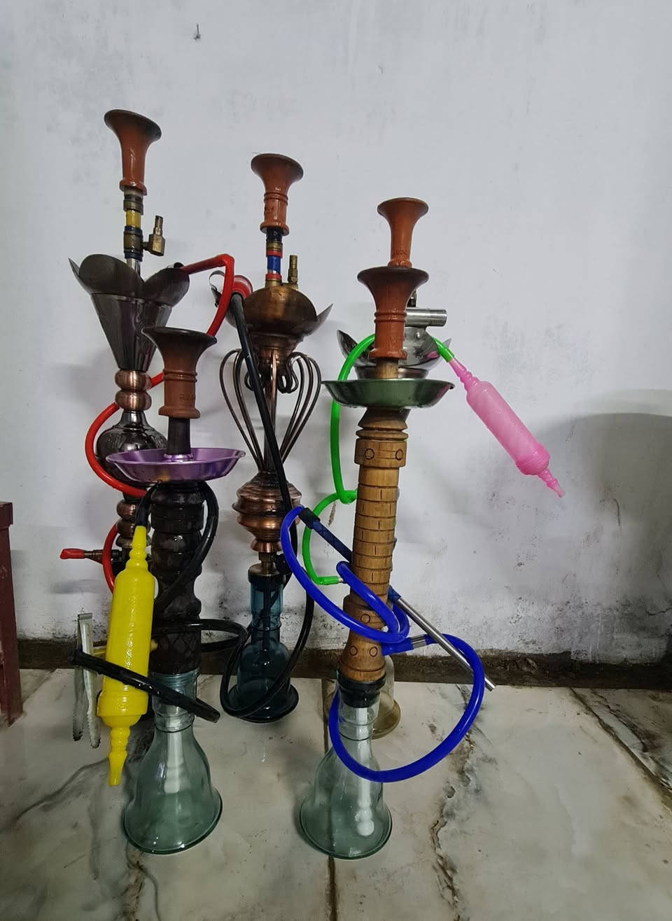 من رخصت الادمن 5نراكيل للبيع كاملات شلع ابيع ٧٥ الف بعقوبه ***********
