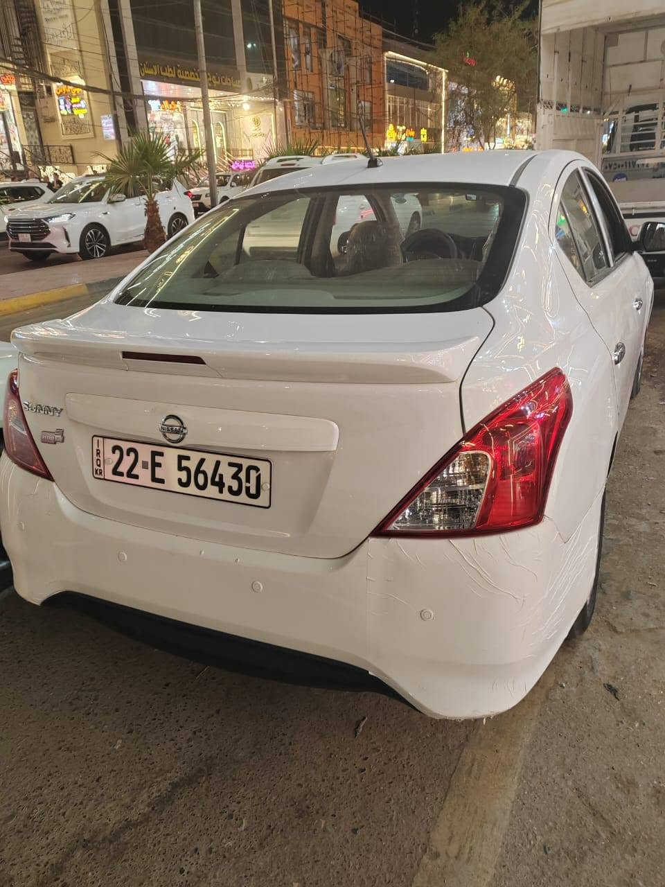 السلام عليكم
نيسان صني هندي ٢٠١٩
الجملغ الورا بيها بارد
بيها ملاحظات اشوية بخات بالابواب
سيارة جاهزة 
رقم اربيل الدولي 
شرط التحويل 
السعر ١٠٧ وبيها مجال
للتواصل ***********
***********
