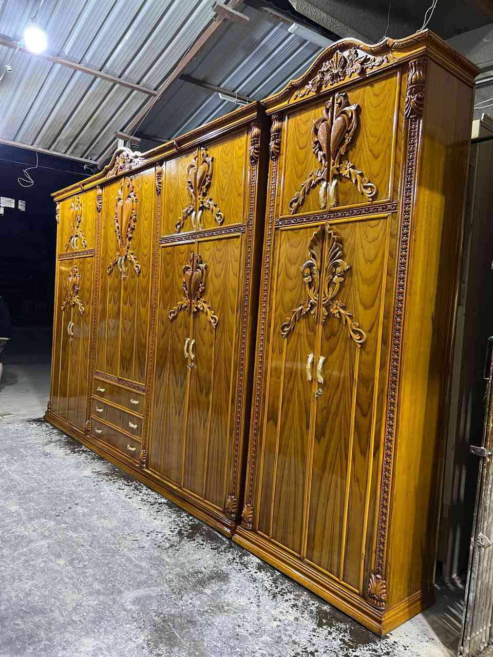 💜معرض حبوش لنجاره والاثاث 💜

غرفه مستخدمه دزاين الملكي الدنك الزان ال١٠ سم 
غرفه قطعه من الزان كله دنك زان توج زان فرش جافي حجل 
ونقوش زان وكورنيشات زان الغرفه كله داخل وخارج صاج وظهر جرجوبه داخل الكنتور فريم ضب براغي
الغرفه اكثر من سبع قطع 

للحجز و الاستفسار الاتصال او واتساب ***********
