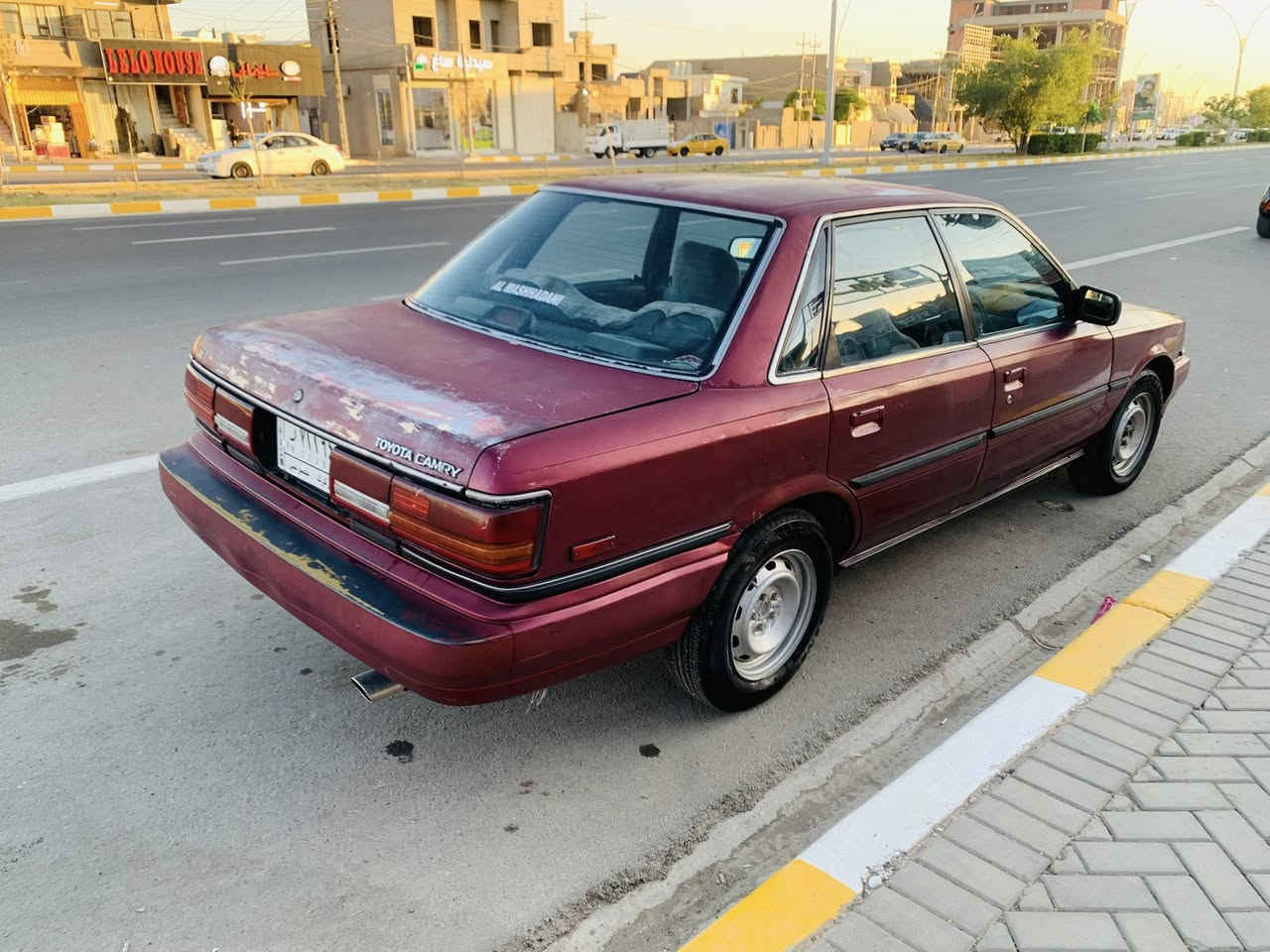 سلام عليكم تويوتا كامري موديل 1991للبيع اوتوماتيك تبريد شغال ثلج سياره خير من الله مابيها نقص لاصرف ولا بخار سنوية مشروع وطني جديدة لحد 2027 بيها بطاقة مكان كركوك بنزين للستفسار ***********
***********
