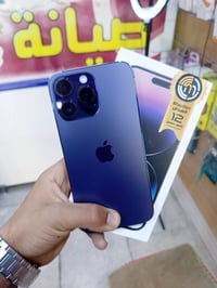 ايفون 14 برو ماكس ذاكره 256 بطاريه 94 نموذج A/AA شرق أوسط ب.   910 077...