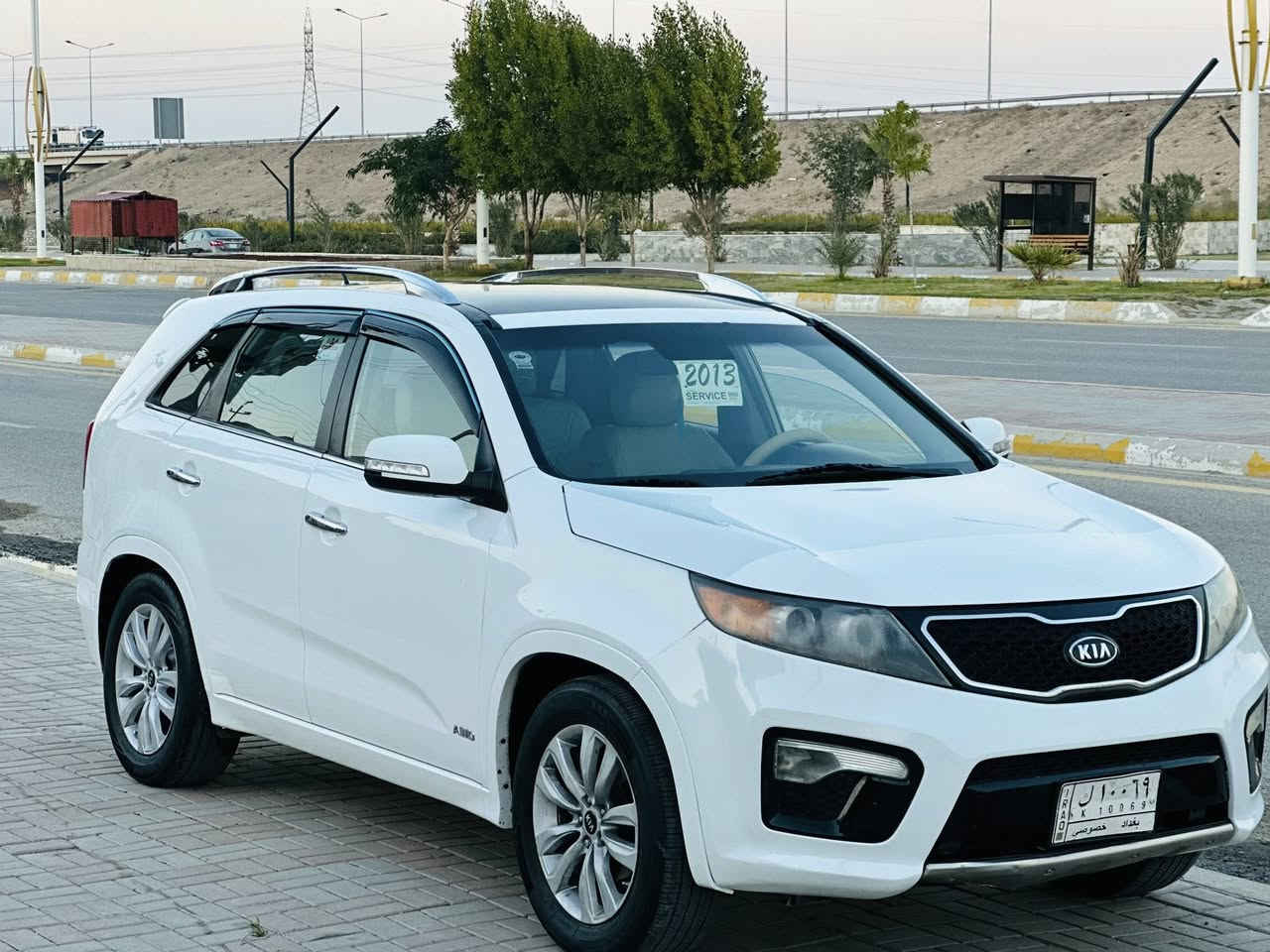 السلام عليكم.   للبيع  سورنتو.   موديل 2013
رقم بغداد.   مشروع وطني.    تحويل مباشر 

أمريكي.   SX.    V6.     فول 1/1
صبغ شبر.   فقط.     والباقي كلين تايتل 
كفاله عامه.    ماشيه.  165,089.  km

كير.   محرك.    صدر.   تبريد.   
تراي.    ماعليها.  كلام.    

السعر.  160. ,  وبي مجال للطيبين 
رقم. هاتف.   ***********
مكاني.  الفلوجه.    الكرمه.
