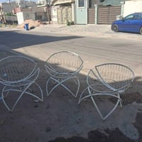 كراسي حديد • وزن ثقيل • نضيفات