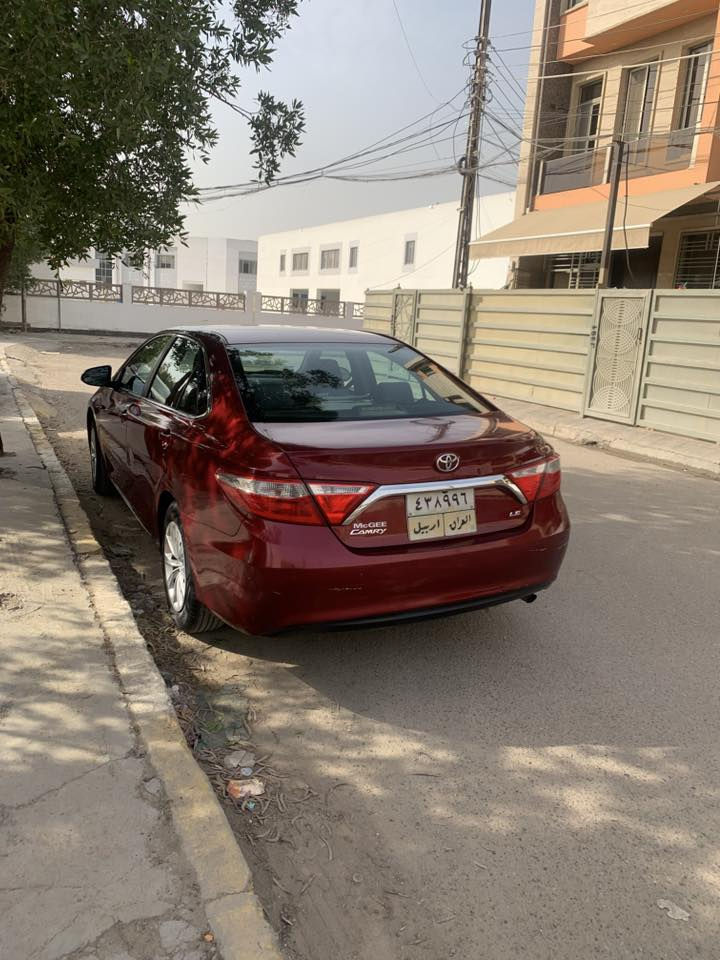 السلام عليكم 
كامري 17 امريكي ماشية 140 الف كيلو متر LE السعر 135 ، صور الحادث مرفقة مكان السيارة بغداد،***********
