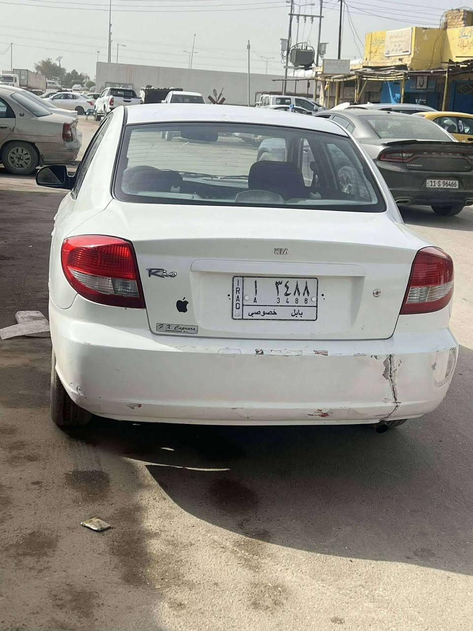 سلام عليكم ريو موديل 2005 مكفواله من ضربه وتبديل بس مصبوغه حزام جماليه مكان بابل  *********** سعر 41 بيه مجال
