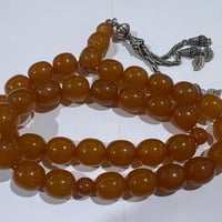 سبحة كهرب • شمعي روسي • كركوشة فضة