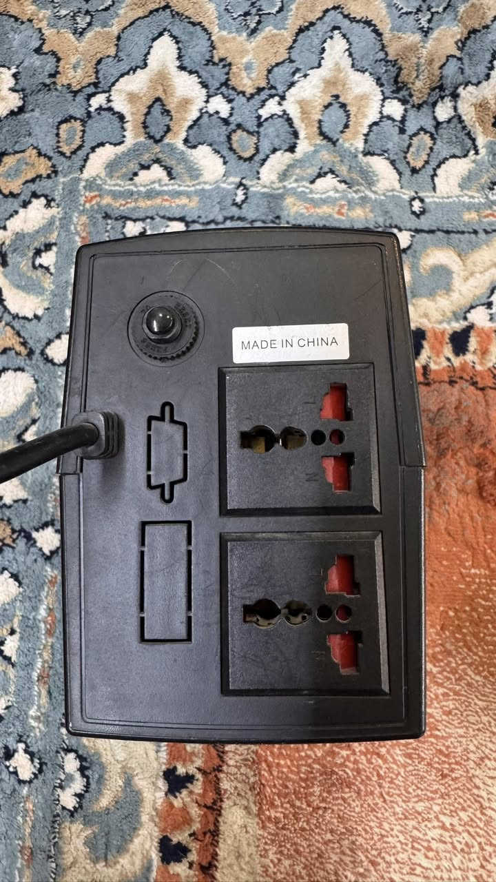 Ups maxma 850
اصلي
بطارية ماتطول
السعر ٢٥ الف قفل
***********
