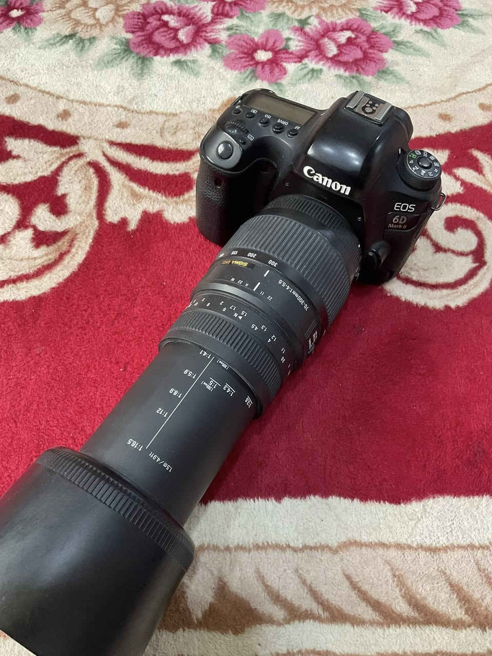 كانون 6 مارك 2 زوم 70-300 سيكما
السعر مليون و 50 الف نظيفه جدا

جنطه رام شاحن ب اريه حزام

مكاني بابل 

***********
