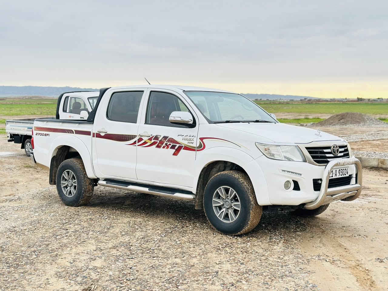 السلام عليكم سياره للبيع هايلوكس فورويل مكفوله كفاله عامه رقم شمالي سليمانيه محرك مامفتوح تواير اربعه جدد صدر كير محرك كلوو شرط السعر200وبيه مجال العنوان كركوك الحويجه رقم الهاتف ***********
