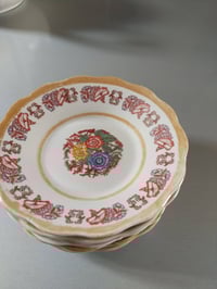 طبق شاي • قديم • ٦ قطع