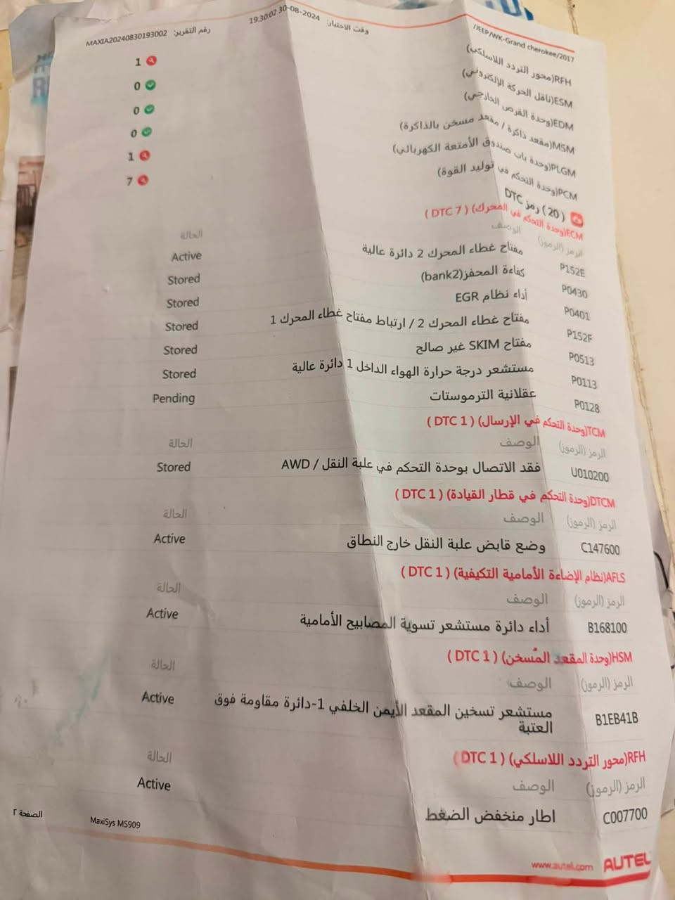 سلام علیکم 
جیب فول مواصفات 
خلیجی 
مکفوله
سونار ویاها
الاتصال ***********واتساب
