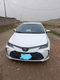 كورلا موديل 24 ابيض هايبرد خليجي رقم أربيل باسمي ماشيه 15الف السعر160 ...