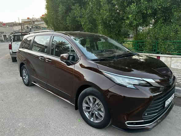 تيوتا سينا 2022 LE
بصمه 
سستم صوت 
مودات قياده 
هند بريك بصمه 
اوتو هول
تحكمات ستيرن كامله + كروس سرعه 
داخل جلد اصلي 
بدون ايرباك 
ماشيه 94 الف 
بيبان كهرباء 
تحكم بالمري 
كشافات 
رادارات جانبيه واماميه 
حساسات خلفيه + كامره 
سونار موجود وشاصي موجود كل التفاصيل بالمنشور 
مكاني بغداد الحريه   
 سنويه باسمي تحويل ثاني يوم

رقــم صـاحـب ســيـارة
***********
