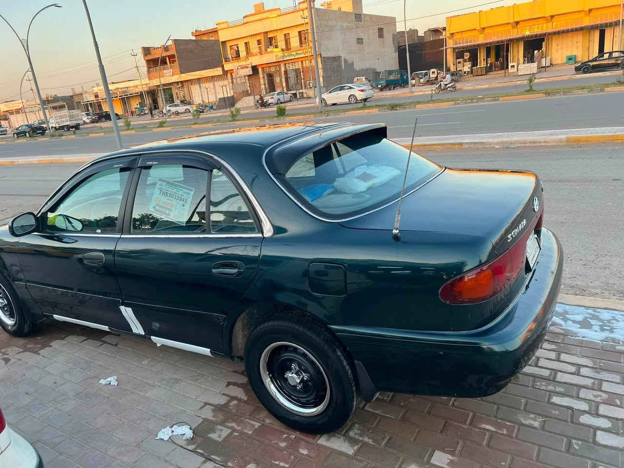 السلام عليكم سوناتا 2 للبيع موديل 93 جديده لوك مصبوغه صبغ عام محرك وير حلوات السعر 40 وبيها مجال *********** اذا اكو مراوس اراوس عنواني سامراء صلاح الدين
