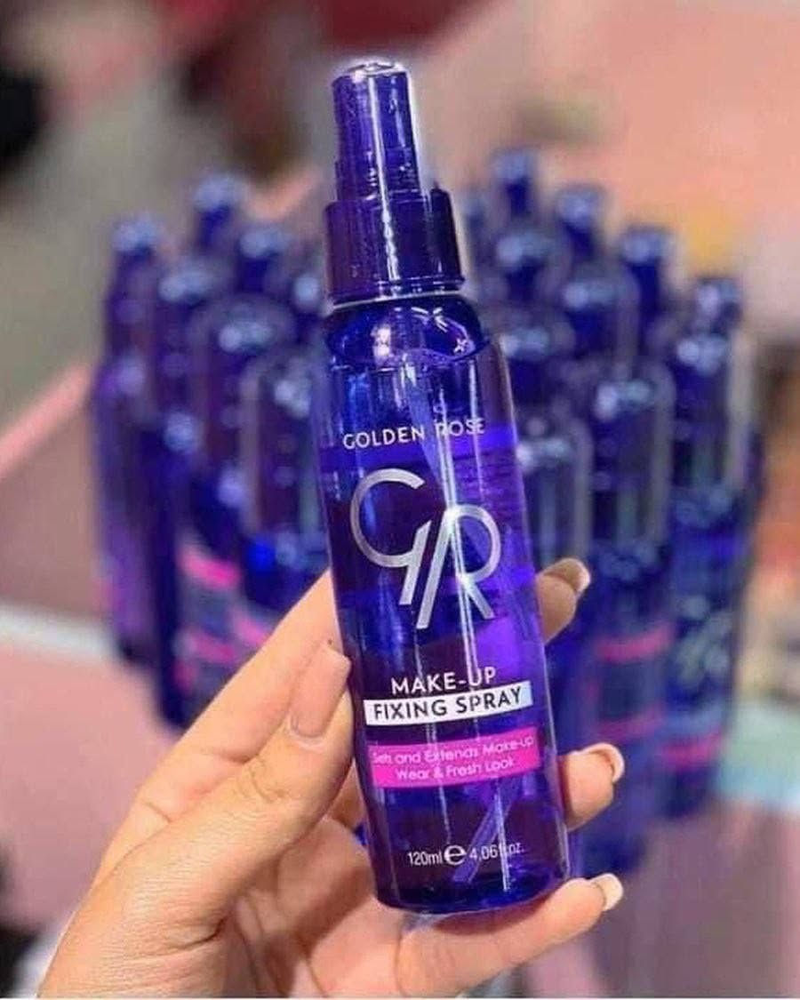 بخاخ مثبت مكياج من كولدن روز💜💜
✅هالسبري كلش لطيف ومثبت للمكياج جربته وشفت فعاليته كلش حلوة ومكياجي ثبت ليوم كامل وبدون سيلان وسعره مناسب جدآ السبري خفيف كلش  على البشرة 
✅تستخدمي عن بعد ٢٠ سم وتغلقين عيونج وتبخين منه بختين او 3 والحلو بي يجف بسرعة وميخربط المكياج ابداً
#الاصلي 💯
سعر الدرزن ٣٦ الف 
يوجد لدينا توصيل الجميع محافظات العراق✔️✔️


**إذا كنت صاحب هذا الإعلان وتريد حذفه لأي سبب، رجاءا أرسل رسالة إلى الدعم الفني**