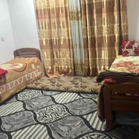 سرير خشبي • خشب ثقيل • اثنين