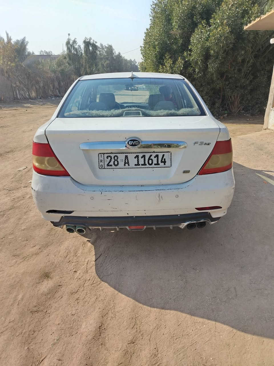 السلام عليكم ورحمة الله
بي واي دي اف ٣ موديل ٢٠١٢ اوتوماتيك
سياره جاهزه بيه قطعتين صبغ بيبان ٢ جاهزه تخم تاير تبريد تدفئه حداديه جديده رقم نجف انكليزي ادامه كامله تخم نوزل ابلك عبوه كله جديد رايده ٥٥ وبيه شويه مجال للطيبين مكاني نجف ابو صخير ***********
