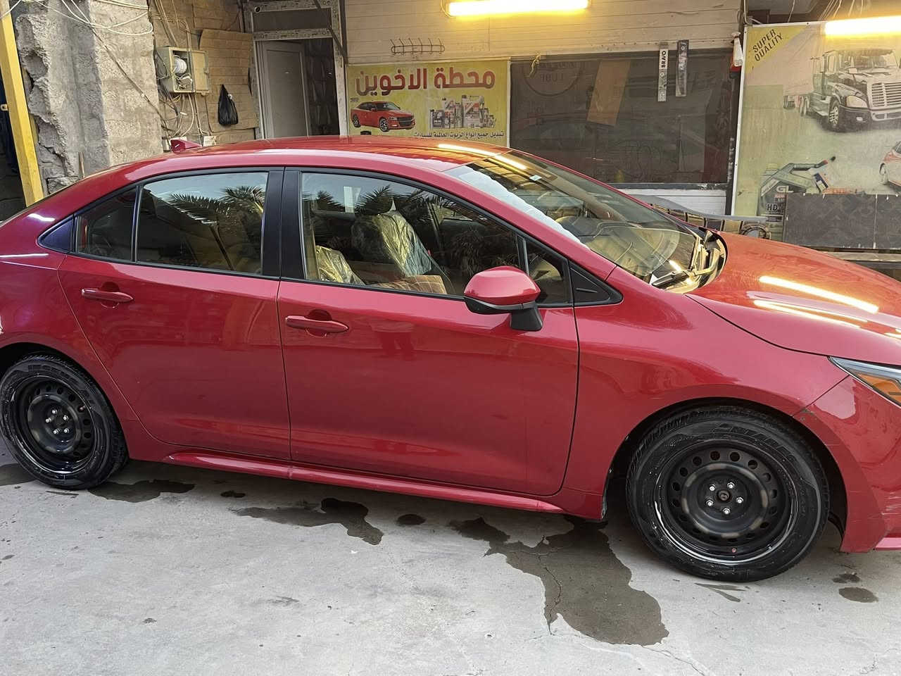 السلام عليكم كورلا 2021 رقم أربيل تحويل ثاني يوم بأسمي حادثها باب السايق و باب وره السايق امبدلات تبريد  و تدفئه و فول كير و مكينه فول لا تنقيص و لا نضوح ماشيه 49 الف سايد بريك بصمه جام اوتو طكه وحده رادار تثبيت سرعه رادار تحديد مسار مكاني بغداد المشتل ***********
