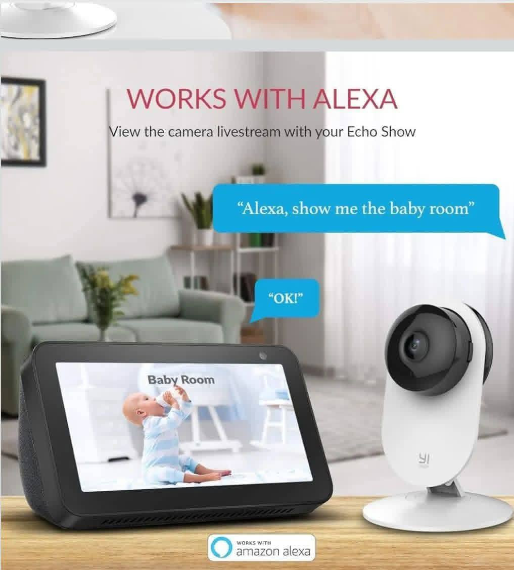 *الأمان الذكي مع YI 100080p Home Camera* 
العنوان: راحتك وراحة عائلتك تبدي من YI Home 2K Pro! 🏠🛡️
ليش تختارين هذي الكاميرا بالذات؟
 لأنها مو مجرد كاميرا مراقبة، هي "عين ذكية" داخل بيتج
📍وضوح خيالي:  تصوير بدقة عالية Full HD (1080p) دقة 2K تخليج تشوفين أدق التفاصيل وكأنما إنتي بالمكان.

📍عدسة واسعة الزاوية (تقريباً 112 درجة) لتغطية مساحة كبيرة من الغرفة بقطعة واحدة

📍تسمع وتتكلم: بفضل ميزة 2-Way Audio، تكدرين تحجين ويا أطفالج أو الموجودين بالبيت وتسمعيهم بوضوح عالي.

📍الرؤية الليلية: مزودة بمستشعرات الأشعة تحت الحمراء (IR) التي تعمل تلقائياً في الظلام، لتوفر رؤية واضحة حتى في العتمة التامة.

📍كشف بكاء الطفل (Baby Crying Detection): ميزة متقدمة ترسل لك تنبيهاً فورياً إذا التقطت الكاميرا صوت بكاء طفل، مما يجعلها مثالية لمراقبة غرف الأطفال.

📍ذكاء اصطناعي (AI): الكاميرا ذكية بما يكفي حتى تميز بين حركة البشر وأي حركة ثانية، يعني التنبيهات اللي توصلج على الموبايل حقيقية ومهمة.

📍التطبيق: يتم التحكم بها عبر تطبيق YI Home (متوفر للأندرويد والأيفون)، حيث يمكنك مشاهدة البث المباشر من أي مكان في العالم.
📍تشتغل وية Alexa: إذا عندج شاشة سمارت، بس كولي "أليكسا شو فيني غرفة الطفل" وراح يظهر البث فوراً.
📍تخزين آمن: تكدرين تستخدمين ذاكرة (SD Card) يدعم حتى 128 جيجابايت لتسجيل الفيديو محلياً. أو التخزين السحابي حتى فيديوهاتج تبقى محفوظة


**إذا كنت صاحب هذا الإعلان وتريد حذفه لأي سبب، رجاءا أرسل رسالة إلى الدعم الفني**