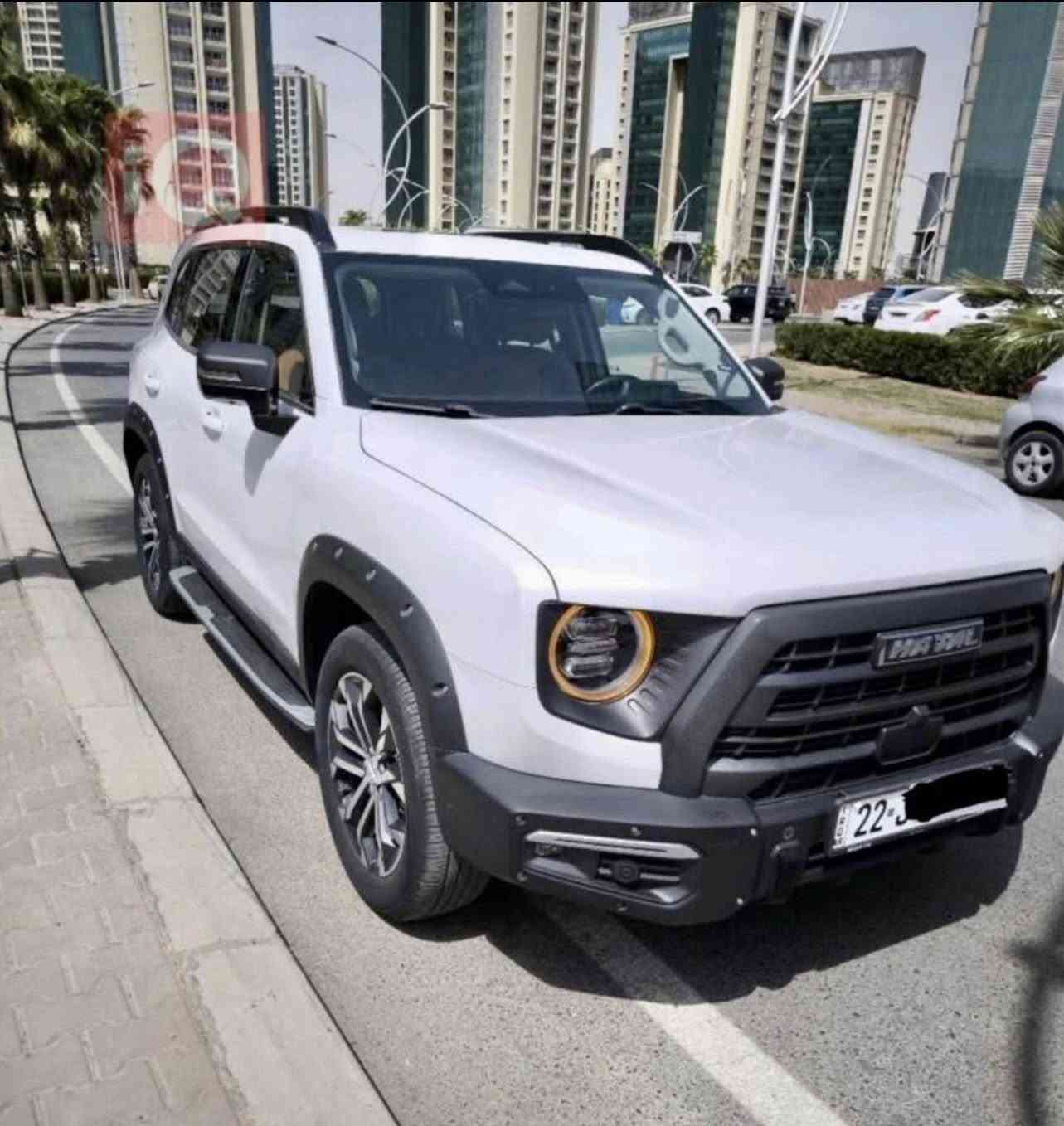 لنوع : هافال داركو لاكجري 
اعلى فئة 1/1 
موديل 22
مكفولة كفالة عامة عدا مكانين على كد شبر  بي دي ار 
السياره فور ويل درايف AWD 
المواصفات : خمس كامرات 
داتاشو 
كشنات جلد باللون الابيض 
ويل قياس 19 أنج 
رادار امامي + رادار جانبي 
مقاعد مساج + تدفئة + تبريد 
صندوق كهرباء 
لايتات زينون 
تحديد مسار 
قيادة ذاتيه 
سستم سماعات 🔊 
مقاعد كهرباء 
بانورما 
السيارة ماشيه : 54الف كيلو متر 
ضمان شركة هافال 
جميع الصيانات داخل الشركة 
مكان السياره اربيل 
سعر مناسب

للاستفسار 
***********
***********
