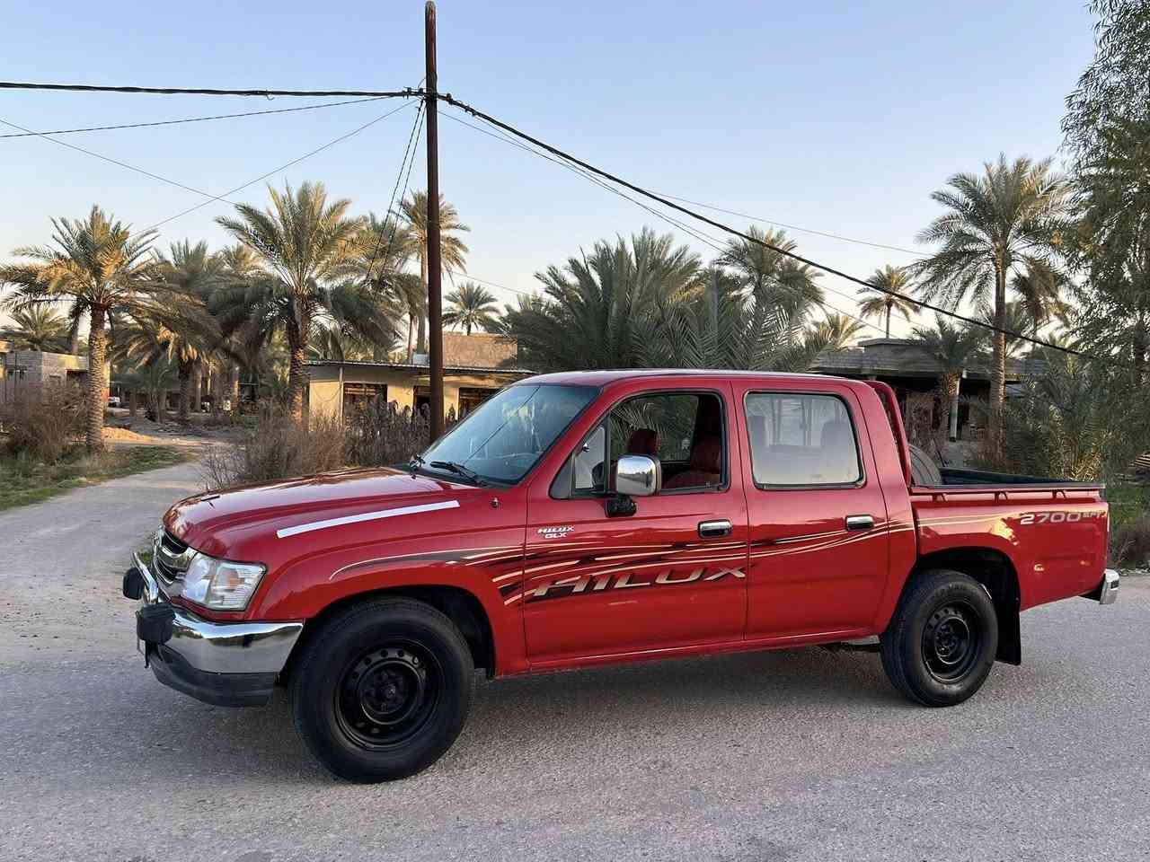 للبيع هايلوكس موديل 2005مكفوله كفاله عامه من كلشي رقم ذيقار فول مواصفات منفصل داخل احمر جاهزه 
السعر138وبيها مجال.  الاتصال  ‭***********
مكان السياره كربلاء المقدسه
