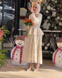 فستان تول • مبطن • مقاسات ٣٨-٤٨