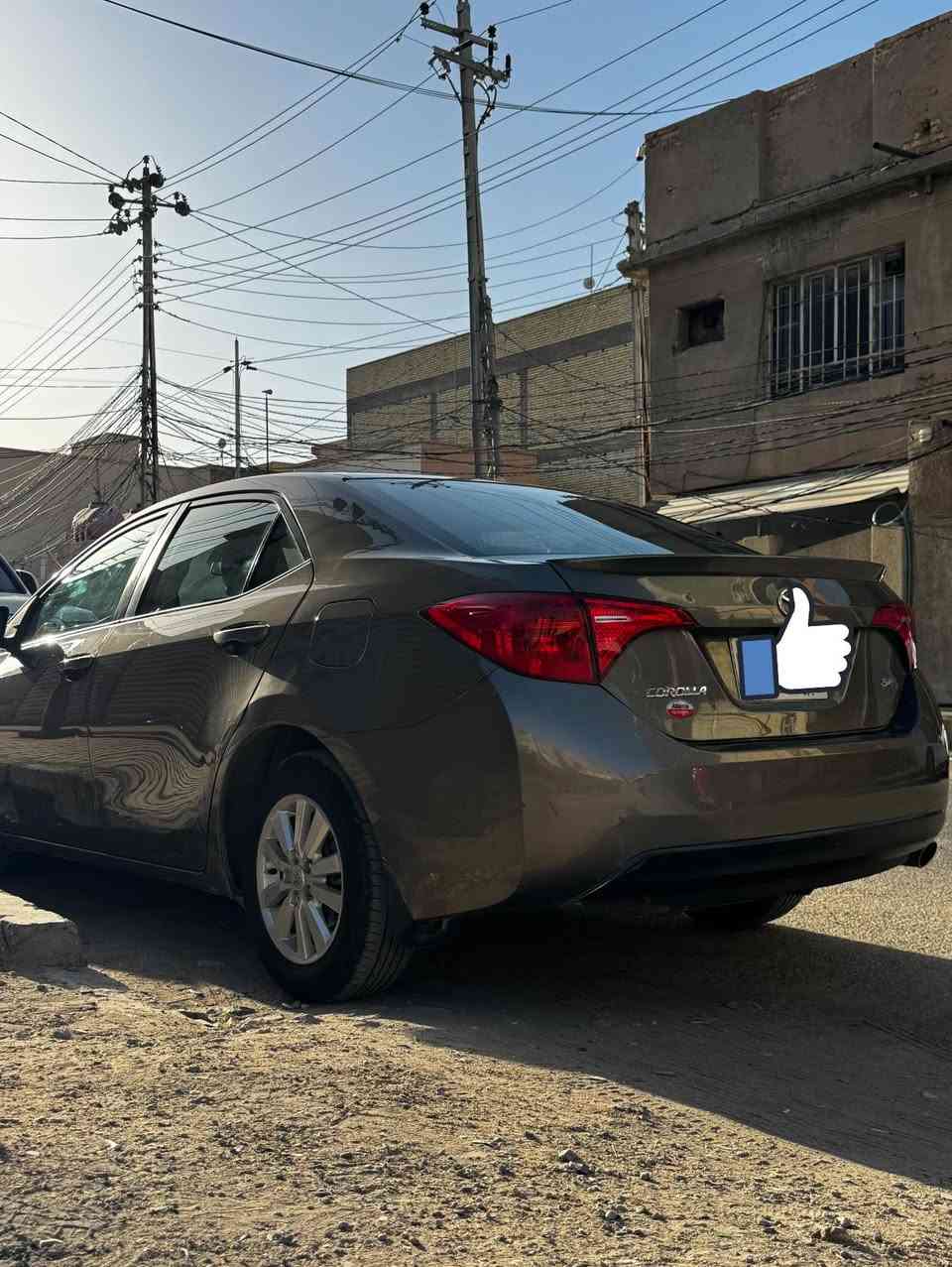 كورلا 2019 se امريكيه
رقم بابل بأسمي 
السيارة بيها قطعتين ضرر جاملغ وبنيد وقطعتين ملاون وهلال
السيارة بدون اي نقص مكاني كربلاء
ماشية ١٠٠ كيلو 
السعر ١٢٥ 
***********
