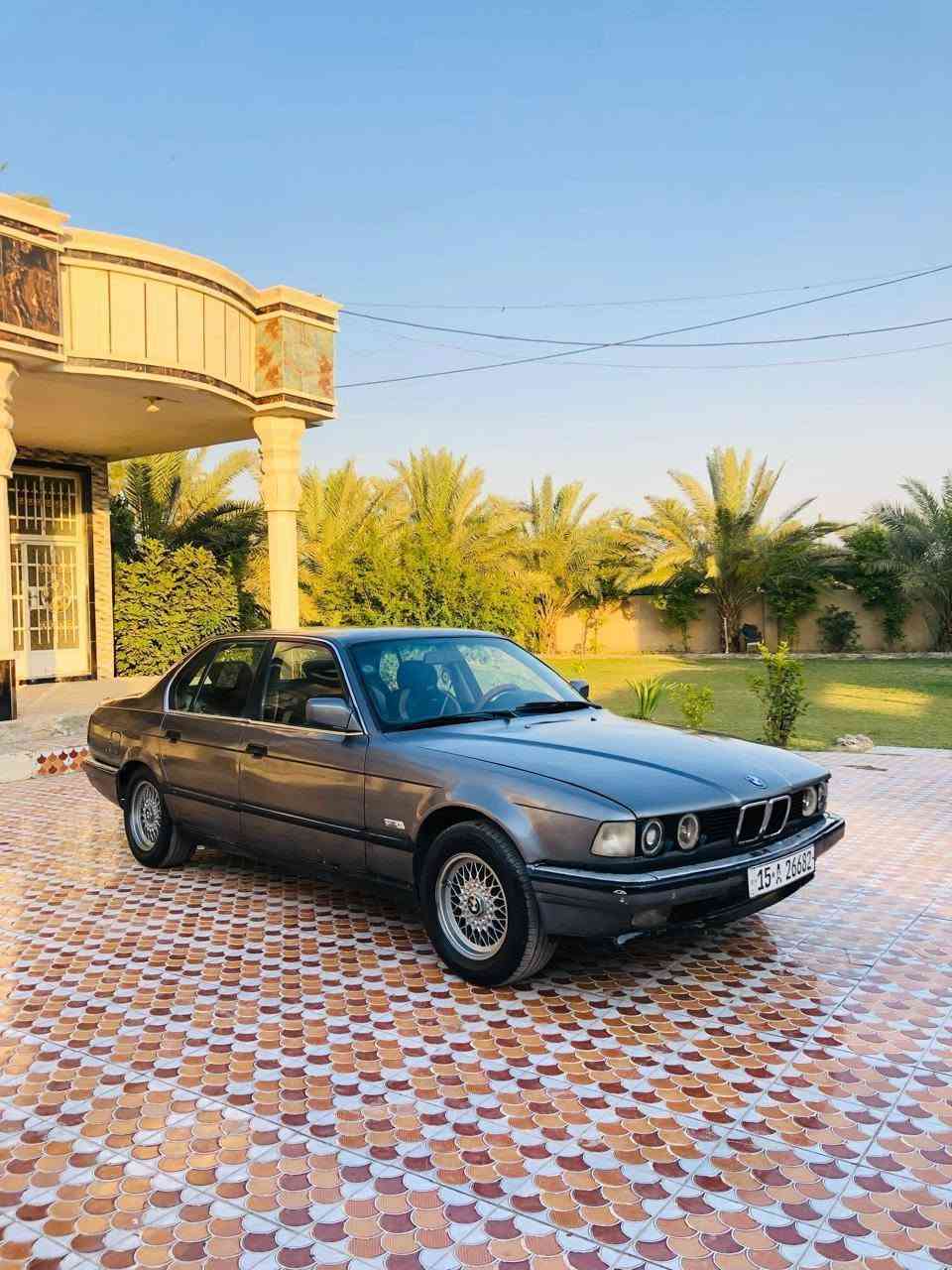 سلام عليكم سيارة BMWكير محرك كفالة حجم 735اصل السيارة موديل 91رقم انبار إنكليزي سنوية ل28تحويل مباشر محرك 3او نص مفتوح حداديه ورء او كدام خير من الله تخم تاير نظيف مصبوغه عام جماليه ابدون ضربه السيارة كهربائية كله شغالة اشاير عالي ناصي سيارة جاهزه مال جناي السعر42بيه مجال مكاني بابل محاويل قريت البعلوان ‭
‭٠٧٧١ ٩٤٦ ٥٢٦٨
