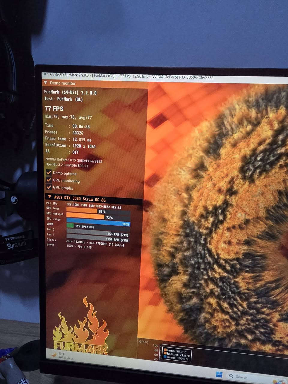 كارت شاشه كارت شاشه rtx 3050 8g 
ما مصلح ولا مفتوح حرارته ٥٨ برنامج furmark
سعر على خاص ادزلك وياه فديو فحص 
مكفول وضمان وتجي تاخذه من باب البيت


**إذا كنت صاحب هذا الإعلان وتريد حذفه لأي سبب، رجاءا أرسل رسالة إلى الدعم الفني**
