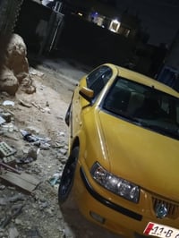 سياره سمند 12 رقم بغداد انكليزي تخم تاير جديد صدر جديد مكينه جديده كير...
