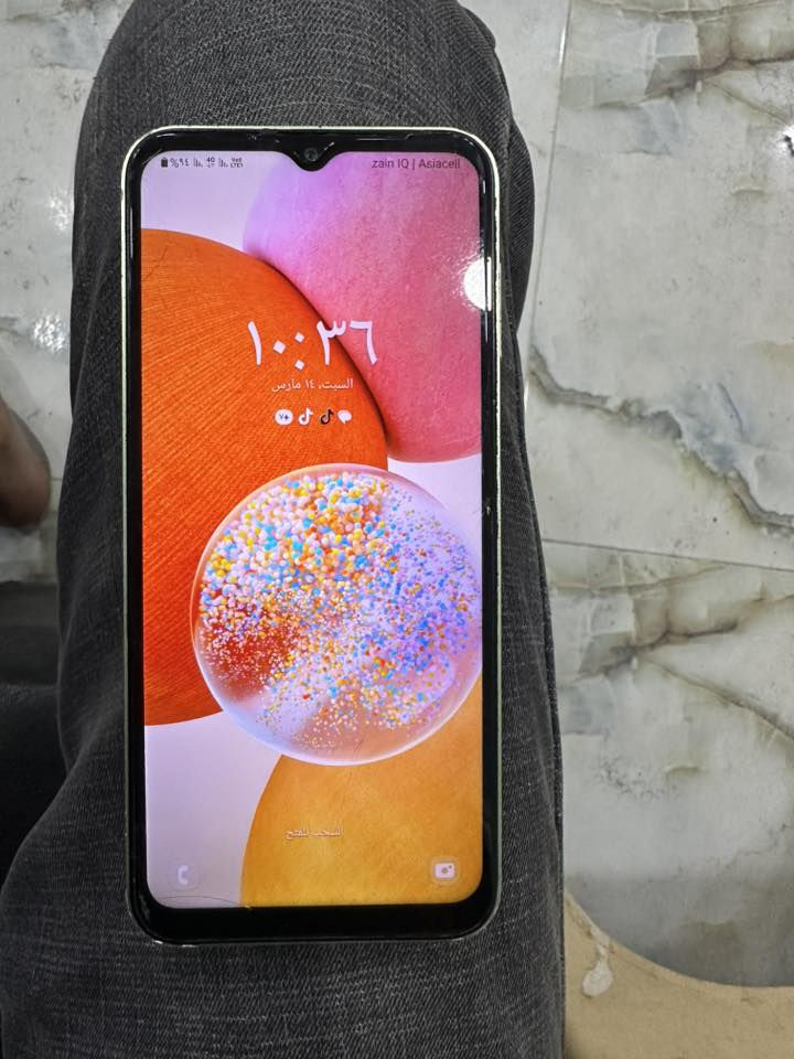 A14 نضيف لا داخل تصليح ولا مفتوح للمراوس مكاني كربلاء ذاكره 128 
بصمه


**إذا كنت صاحب هذا الإعلان وتريد حذفه لأي سبب، رجاءا أرسل رسالة إلى الدعم الفني**