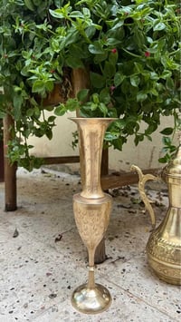 فازة نحاس • مزهرية نحاس • فازة • نحاس • تحفة نحاس • ديكور نحاس