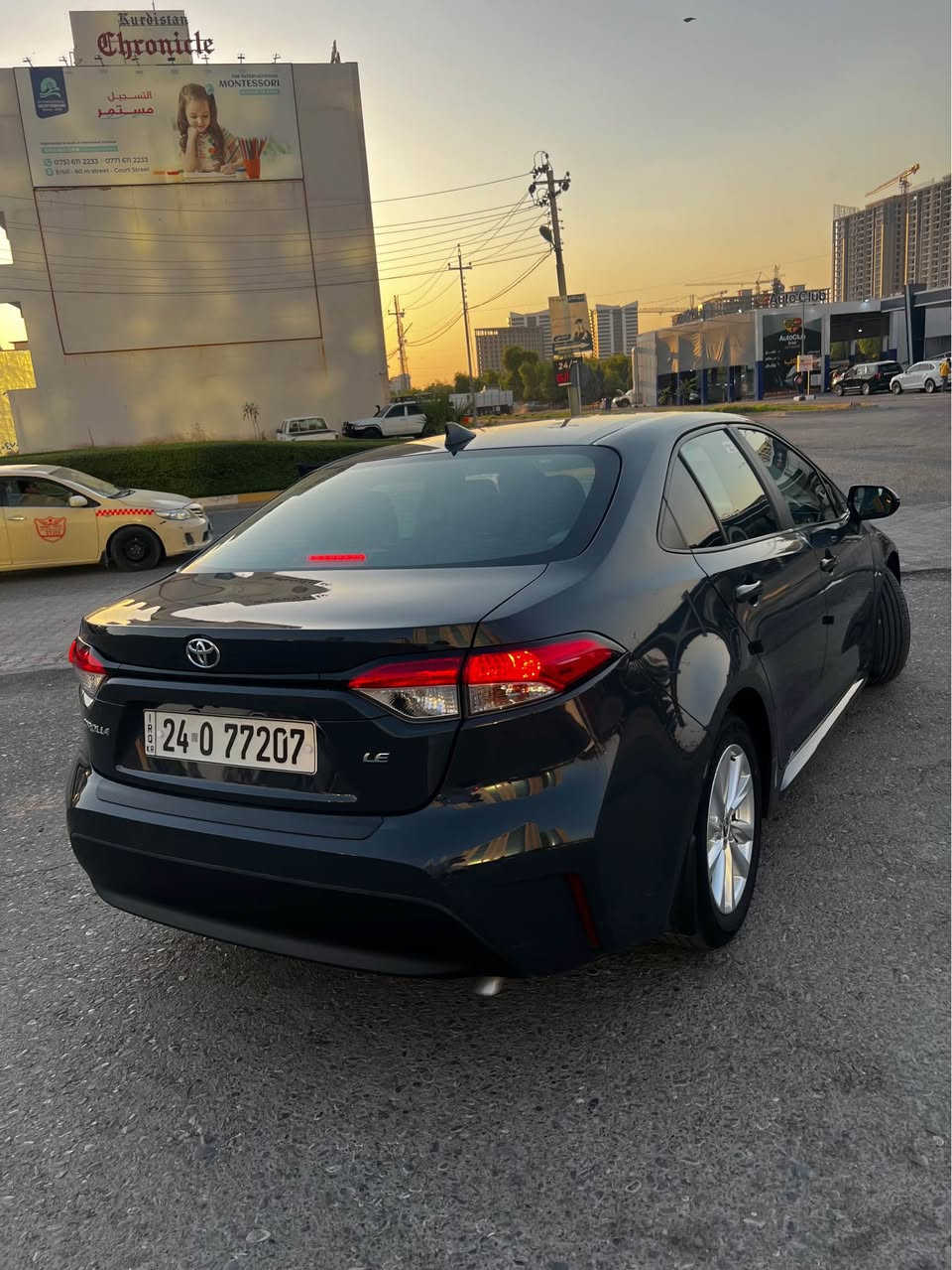 ‏Toyota Carolla  كرولا￼
موصفات LEپلاص
بصمة ردار 
موديل 2024
1قطعة صبغ بدون دواخل
السعر 148 بي مجال للطيبين
*********** أربيل, العراق
