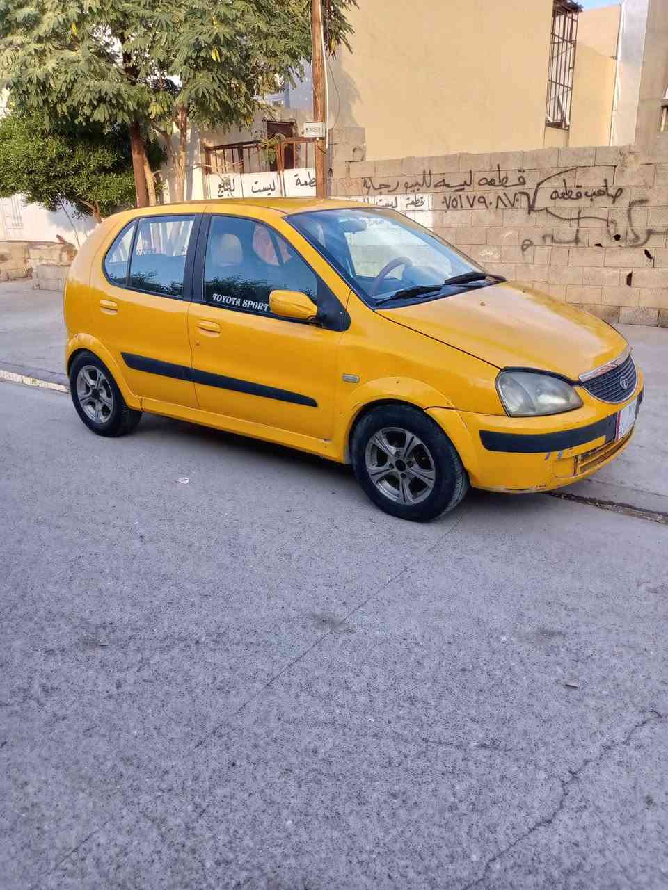 تاتا موديل ٢٠٠٦ كير ومحرك كورلا بشرط كير اوتوماتيك سنويه مشروع وطني دفتر بنزين بي سيارة جاهز نقابه صفر شرط تحويل وكاله كهربائيات كلها شغال بدون ضرر سعر ٢٧ بي مجال عنوان كركوك شراي يخابر رقم الهاتف *********** والزين *********** اني مكلف بنشر
