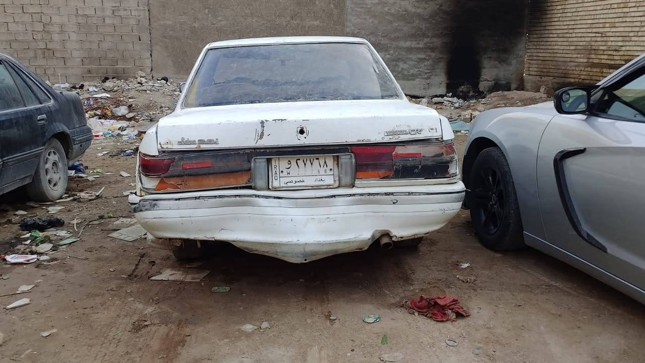 سوبر كروان ٨٩ رقم بغداد مشروع وطني  محرك بي صوت سياره متروكه تخم تاير  السعر ٢٠ الاتصال ***********
